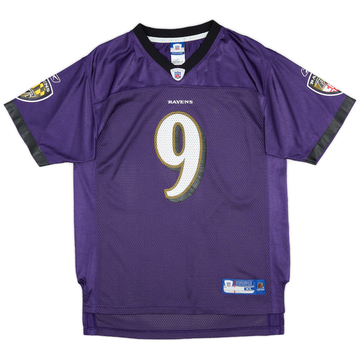 2008 11 Baltimore Ravens Flacco 5 Reebok On Field Home Jersey Excellent XL.Kids