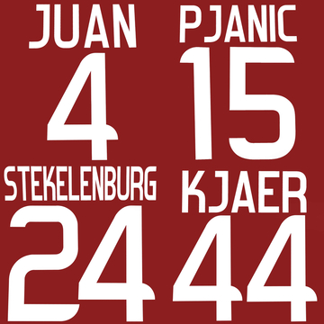 2011-13 Cameroon Eto'o #9 Away Name Set