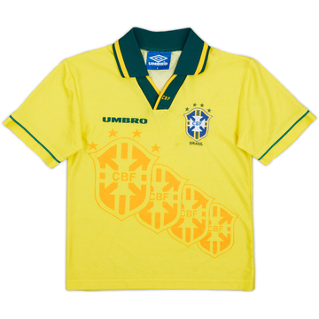 ウェア BRAZIL - 1994 (Home) 1994 Brazil Home Shirt #11 - 9/10 - (XL)