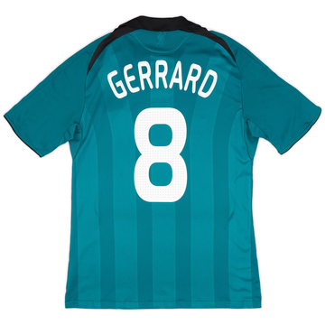 Maillot Liverpool 2008/2009 Steven Gerrard #8 - UEFA Champions League - Taille M Occasion