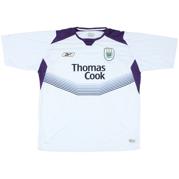 ウェア Manchester City 94/96 Away 1994-96 Manchester City Away Shirt Kinkladze #7 - 8/10 - (XL)