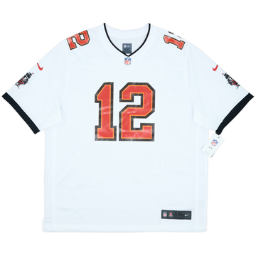 2020-22 Tampa Bay Buccaneers Brady #12 Nike Game Away Jersey (S)