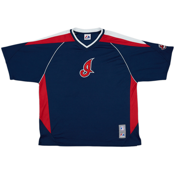 2008 Cleveland Indians Majestic Training Tee - 8/10 - (XL)