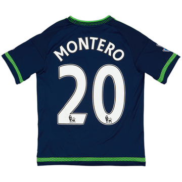 2015-16 Swansea Away Shirt Montero #20 - 7/10 - (L.Boys)