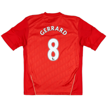 2010-11 Liverpool Away Shirt Gerrard #8 - 7/10 - (M.Boys)