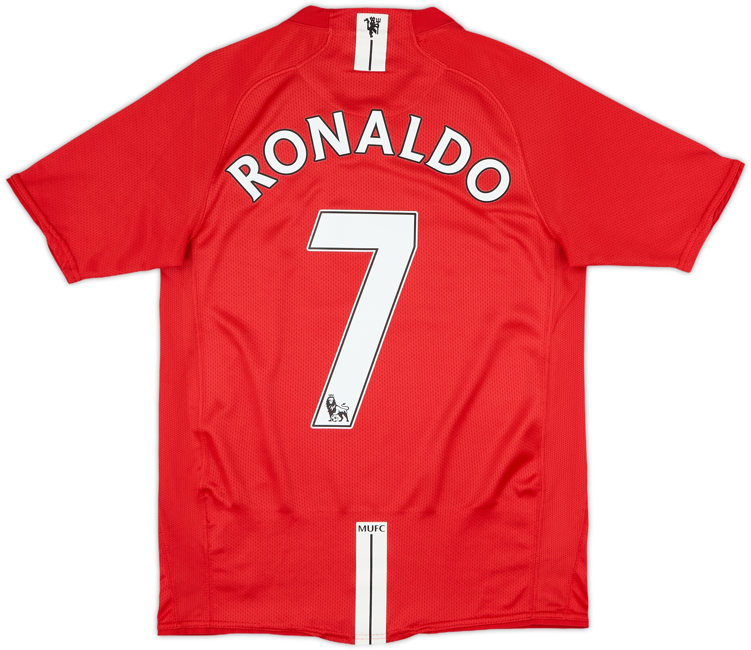2007-09 Manchester United Home Shirt #7 - 8/10 - (L)