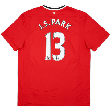 【BoB】Manchester United サイン入りジャージ M 2006-07 Manchester United Home Shirt J.S.Park #13 - 5/10 - (M)