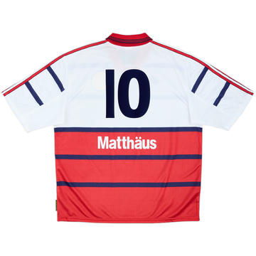 1998-00 Bayern Munich Away Shirt Matthaus #10 - 5/10 - (XL)
