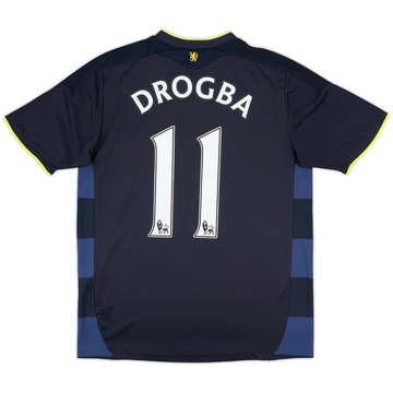 Chelsea FC Drogba 11番シャツ 2009-10 Chelsea Away Shirt Drogba #11 - 8/10 - (XL.Boys)