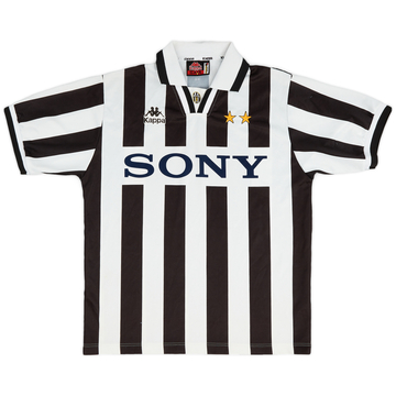 ウェア 1995 1996 Juventus Home L/S Shirt L 1995-96 Juventus home jersey - L • RB - Classic Soccer Jerseys