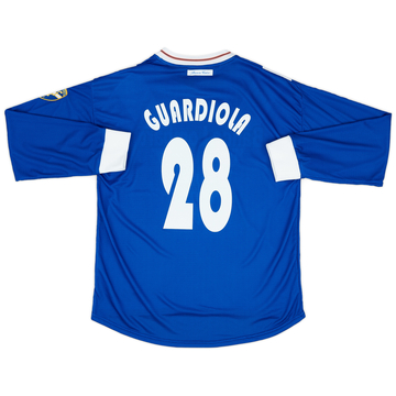2001-02 Brescia Garman Reissue Third L/S Shirt Guardiola #28