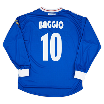 2001-02 Brescia Garman Reissue Home L/S Shirt Baggio #10 - NEW