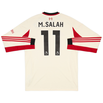 2025-26 Liverpool Authentic Away L/S Shirt M.Salah #11