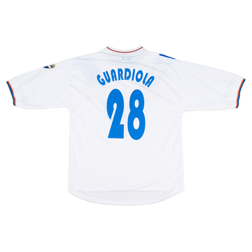 2001-02 Brescia Garman Reissue Third L/S Shirt Guardiola #28