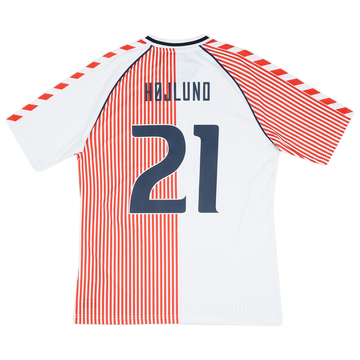 2023 Denmark Hummel 'DBU 86' Reissue Away Shirt Eriksen #10