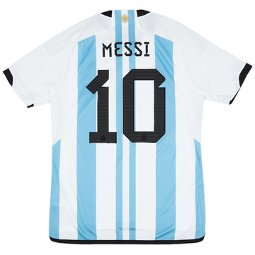 新しいスタイル 2022-23 #10 Messi Shirt Home Argentina ウェア