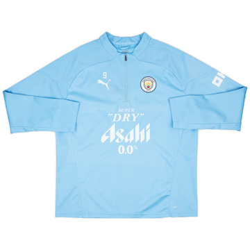 2023-24 Manchester City Player Issue 1/4 Zip Rain Top #9 (Haaland) - 7/10 - (XL)
