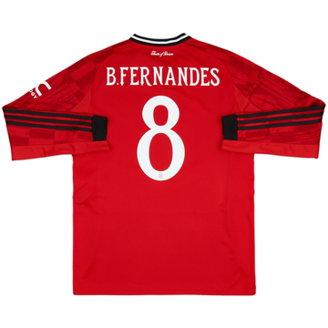 2025-26 Manchester United Home L/S Shirt B.Fernandes #8