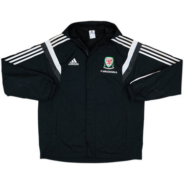 2014-16 Wales adidas Chaqueta impermeable con capucha - 6/10 - (L)