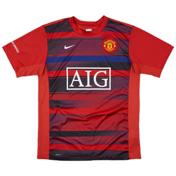2007 MANCHESTER UNITED HOME NIKE YXL UEFA CHAMPIONS JERSEY