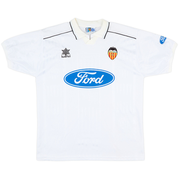 1995-96 Valencia Away L/S Shirt - 6/10 - (XL.Boys)