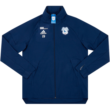 2020-21 Cardiff Player Issue Windbreaker Jacket # - 6/10