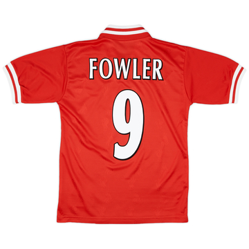 1996-98 Liverpool Home Shirt Fowler #9 - 9/10 - (Y)