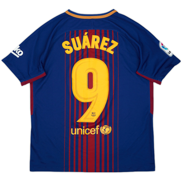 ブランド品専門の #9 Suarez Shirt Home Barcelona 2014-15 - (XL.Boys) - 5/10 ウェア