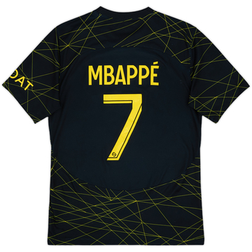 2022-23 Paris Saint-Germain Home Shirt Mbappe #7 - 8/10 - (M)