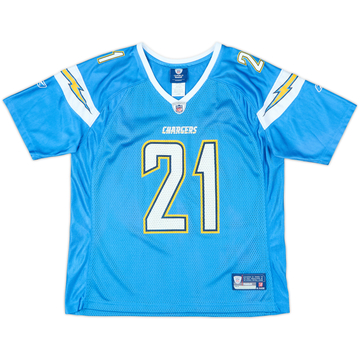2008-09 San Diego Chargers Tomlinson #21 Reebok On Field Away