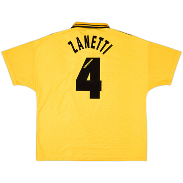 INTER 100周年 #9 CRUZ 1996-97 Inter Milan Third Shirt Zanetti #4 - 6/10 - (XL)