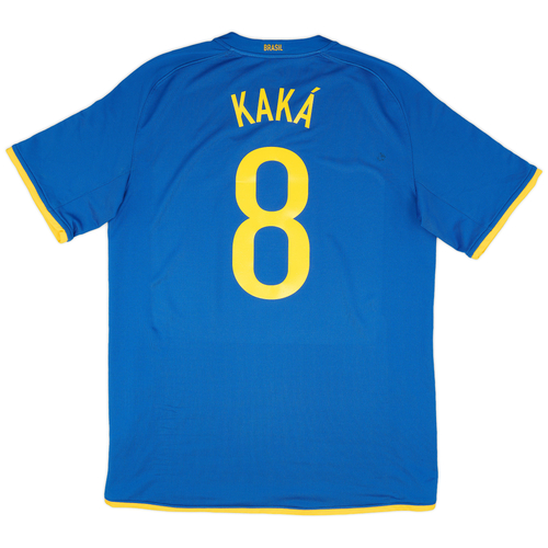 2008 10 Brazil Away Shirt Kaka 8 7 10 L