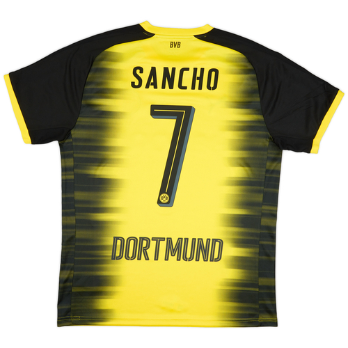 2018 19 Borussia Dortmund European Home Shirt Sancho 7 9 10 L