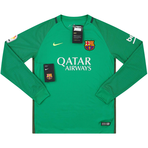 2016 17 Barcelona GK Shirt XL.Kids