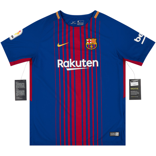 2017 18 Barcelona Home Shirt KIDS