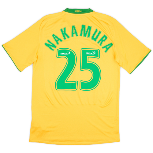 2008 09 Celtic Away Shirt Nakamura 25 9 10 S