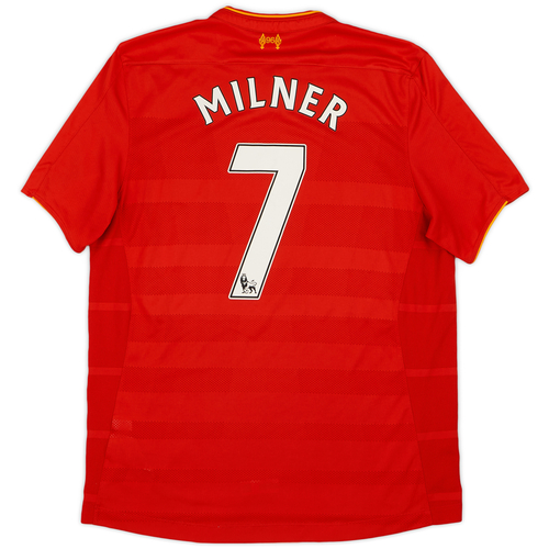 2016 17 Liverpool Home Shirt Milner 7 9 10 L