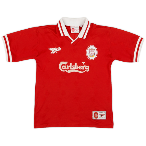 1998 00 Liverpool Home Shirt McManaman 7 7 10 Y