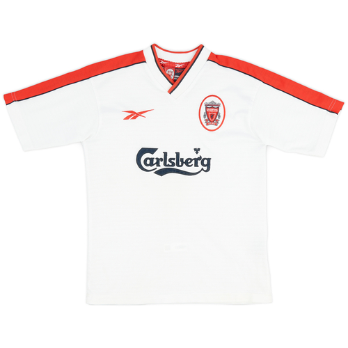 1998 99 Liverpool Away Shirt 9 10 L.Boys