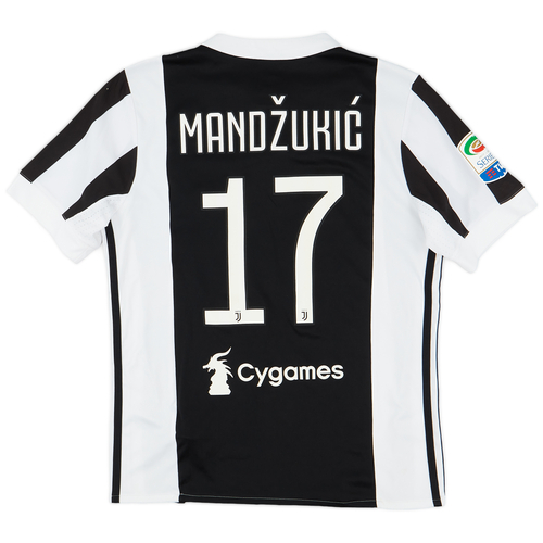2017 18 Juventus Home Shirt Mand uki 17 9 10 L.Boys