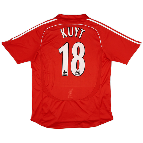 2006 08 Liverpool Home Shirt Kuyt 18 6 10 XL