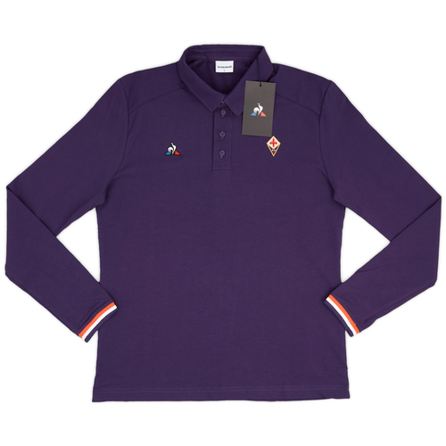 2019 20 Fiorentina Le Coq Sportif Polo L S T Shirt
