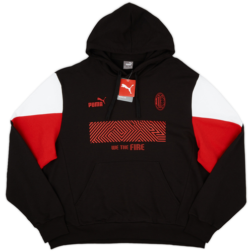 2021 22 AC Milan Puma FtblCulture Hooded Sweat Top 3XL