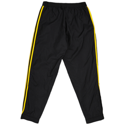 Yellow striped adidas pants sales