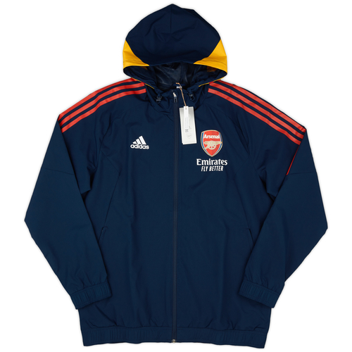 2022 23 Arsenal adidas All Weather Jacket