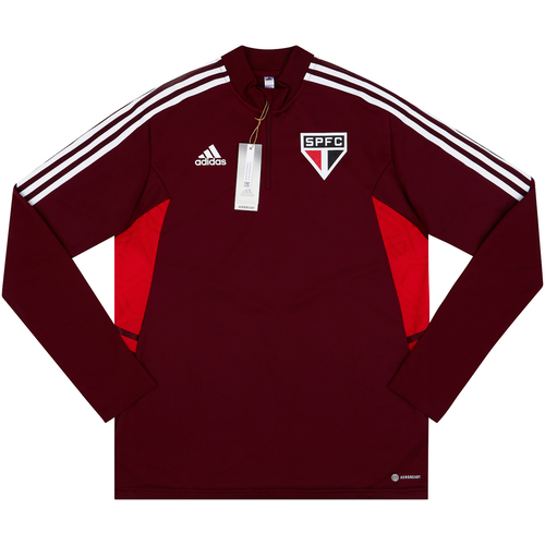2022 Sao Paulo adidas 1 4 Zip Training Top