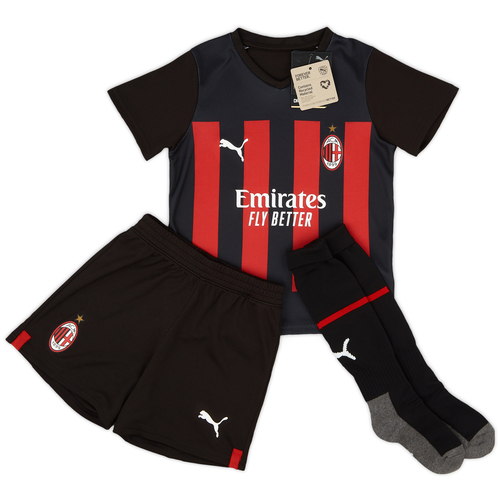 AC Milan No7 S.Castillejo Home Kid Soccer Club Jersey