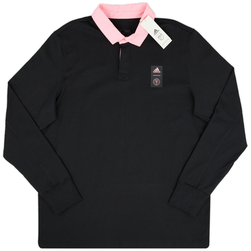 2023 24 Inter Miami adidas Travel L S Polo