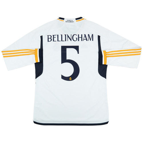 BELLINGHAM #5 Real Madrid Football Shirt Home 2023/24