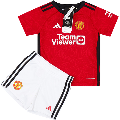 2023 24 Manchester United Home Shirt Shorts Kit BABY